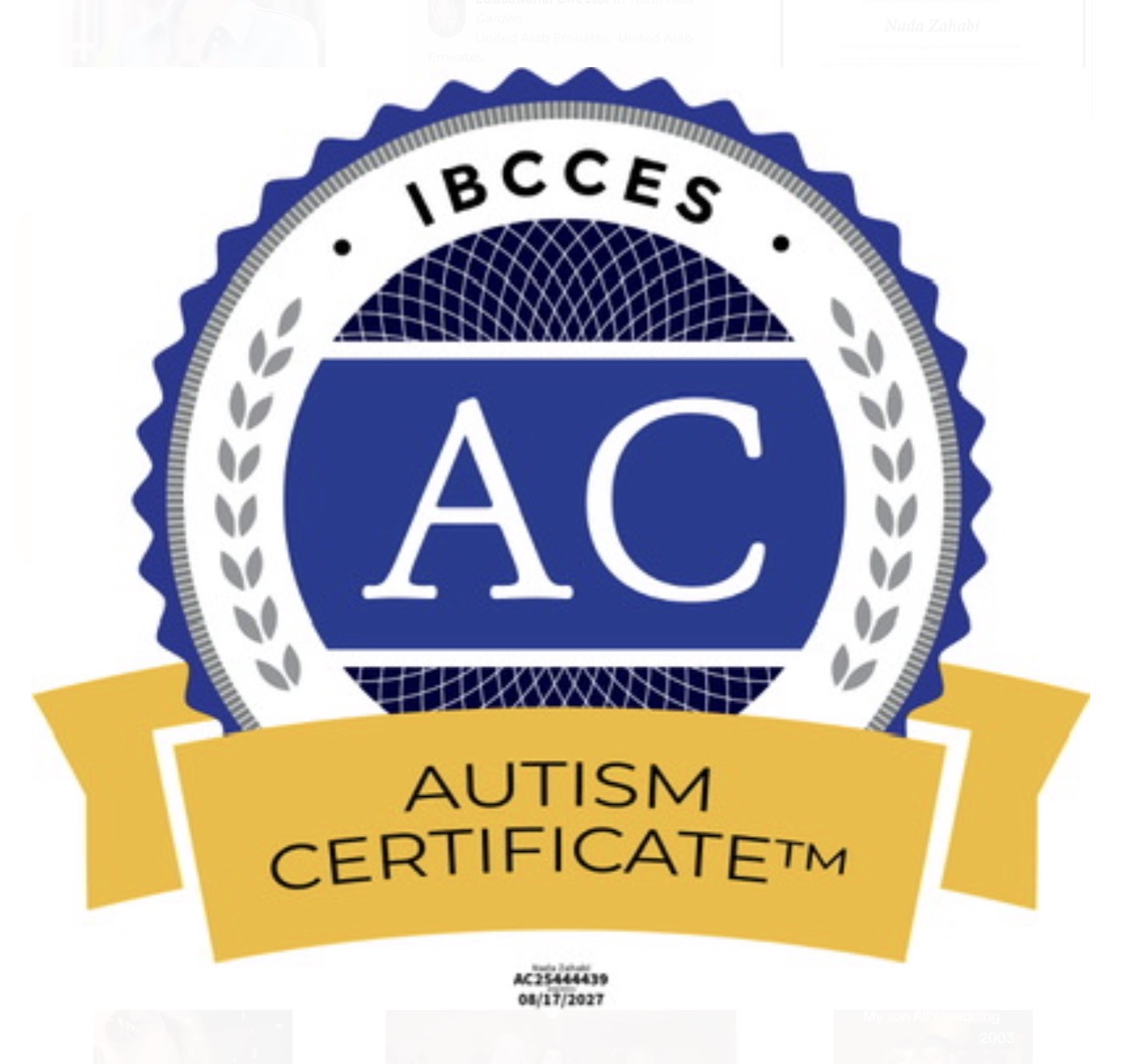IBCCES Autism Certificate